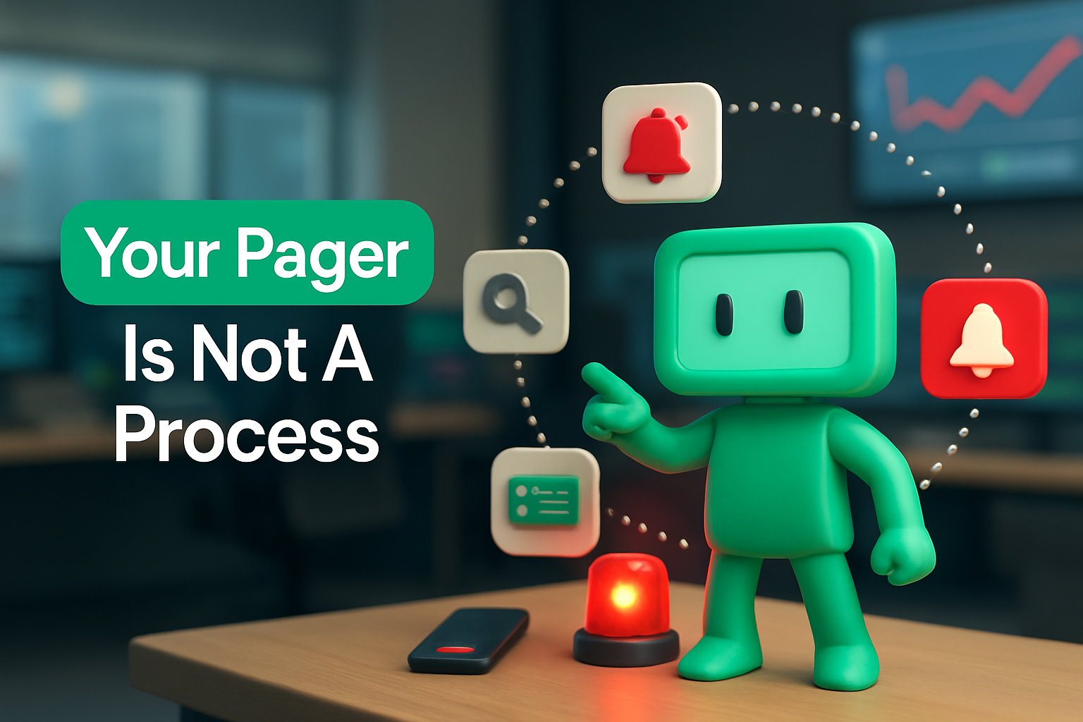 Your incident process is late when the pager gets busy